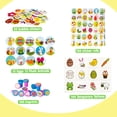 thumbnail image 7 of Joyfy Easter Crafts Kit for Kids with 500 Stickers, 144 Temporary Tattoos, 32 Adhesives and 10 Stampers (over 600pcs) for Kids Class Exchange, Easter Party Favors, Basket Stuffers Fillers, 7 of 7