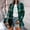 Green, variant on Fall Clothes for Women 2024 Long Sleeve Plaid Shirt Jacket Soft Relaxed Fit Shacket Fall Outfits Green 3XL