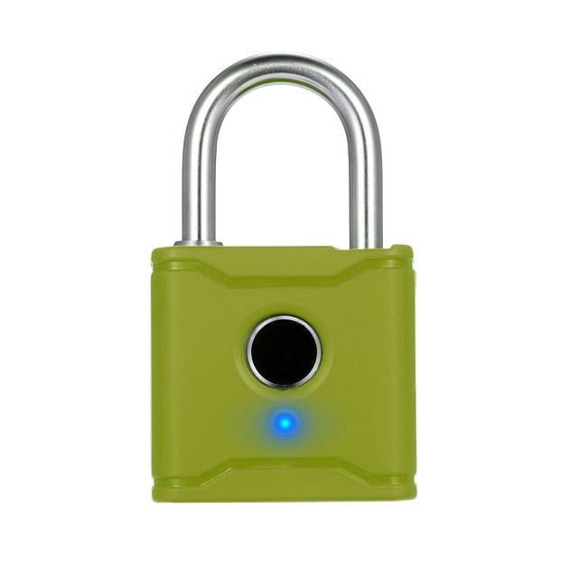 Yeacher T1004D Smart BT Fingerprint Padlock Rechargeable Keyless 20 Fingerprints Emergency Unlocking Easy Operation IP65 Waterproof Anti-theft Security Padlock Door Luggage Backpack Lock