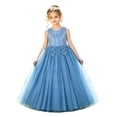 thumbnail image 4 of Bmisegm Flower Girl Dress Lace Bridesmaid Dress Flower Kid Wedding Ball Gown Toddler Princess Pageant Evening Dresses, 4 of 5