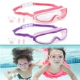 Swim Mask 3 Pack Swim Goggles Mask For Kids Adjustable One Size