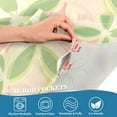 thumbnail image 4 of Yayeee Kitchen Valance Rod Pocket 54" x 18" Living Room Window Curtain, Light Green Geometric, 4 of 6