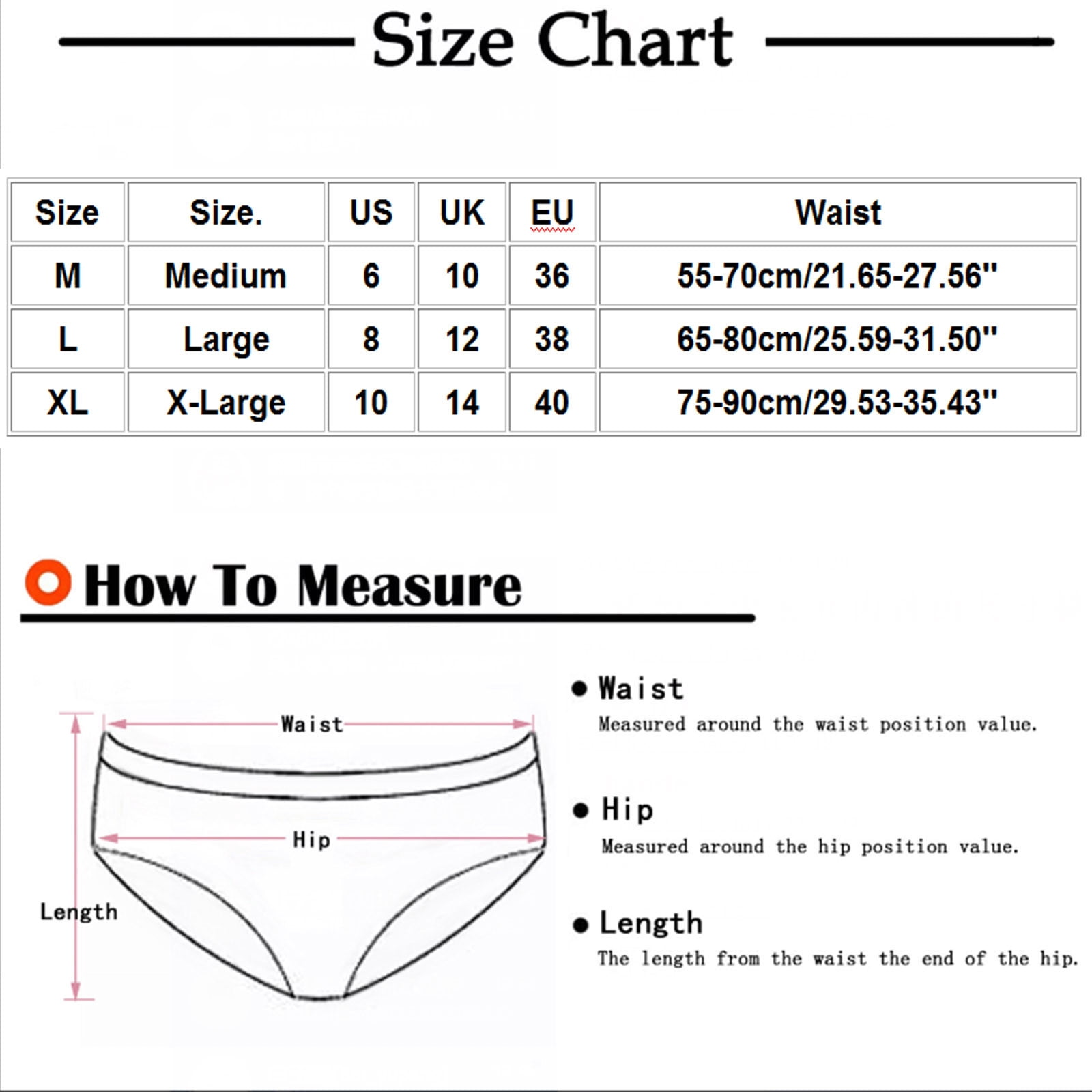 HUPOM Sheer Panties Panties For Girls Briefs Leisure Tie Seamless Waistband Pink L