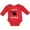 Red, variant on Inktastic Valentine's Day Mimi's Lovebug Boys or Girls Long Sleeve Baby Bodysuit