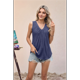 thumbnail image 5 of Camiseta Sin Mangas Informal para Mujer, Azul Marino, Talla XL, 5 of 10