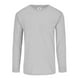 thumbnail image 1 of Playera Peso Completo Cuello Redondo Manga Larga para Caballero, Color Gris Jaspe, Talla Grande, 90% Algodón-10% Poliéster. Yazbek C0304, 1 of 3