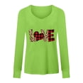 thumbnail image 4 of DPTALR Blouse Décontractée Imprimée à Manches Longues Col en V pour Femmes, 4 of 5