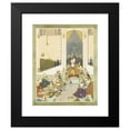 thumbnail image 2 of Edmund Dulac 20x24 Black Modern Framed Museum Art Print Titled - Sindbad the Sailor Entertains Sindbad the Landsman (1914), 2 of 5