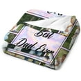 thumbnail image 3 of Custom Photo Blankets Using My Own Photos Personalized Throw Blanket with Pictures Text Customized Blanket for Adults Mom Dad Family Dog Kids Friends Lover Personalized Memorial Gift 60"x80", 3 of 6