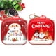 thumbnail image 4 of 3 piezas de accesorios navideños, hojalata para galletas de Navidad, árbol colgante, bolsa para auriculares, monedero, monedero, monedero, caramelo, metal colorido, 4 of 5