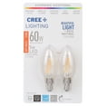 Cree Lighting B11 Clear Glass Filament Candelabra 60W Equivalent LED