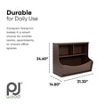 thumbnail image 3 of PJ Wood Multi-Functional Bookcase, Store or Display Books of Different Sizes, 3 of 11