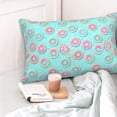 thumbnail image 4 of Sikiie Colorful Sweet Donuts Pillow Covers, Throw Pillow Case Cushion Covers,Cushion for Bedroom,Couch,Home-20"x30", 4 of 6