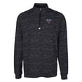 thumbnail image 2 of Men's Cutter & Buck Black SMU Mustangs Big & Tall Traverse Camo Print Stretch Quarter-Zip Pullover Top, 2 of 3