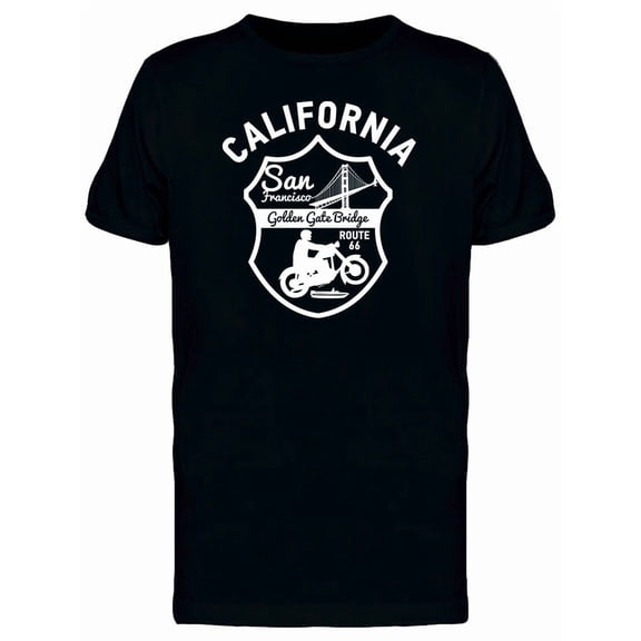 San Francisco Golden Gate Art T-Shirt Men -Image by Shutterstock, Male 3X-Large