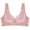 Pink, variant on Women's Large Size Comfortable & Breathable Collection Smooth Bra, All Season, with Internal Support, for Sexy & Casual Occasions