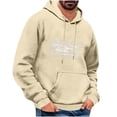 thumbnail image 2 of Styesk Chandails pour Hommes Chandail à Capuche Décontracté Imprimé à Manches Longues pour Hommes, 2 of 3