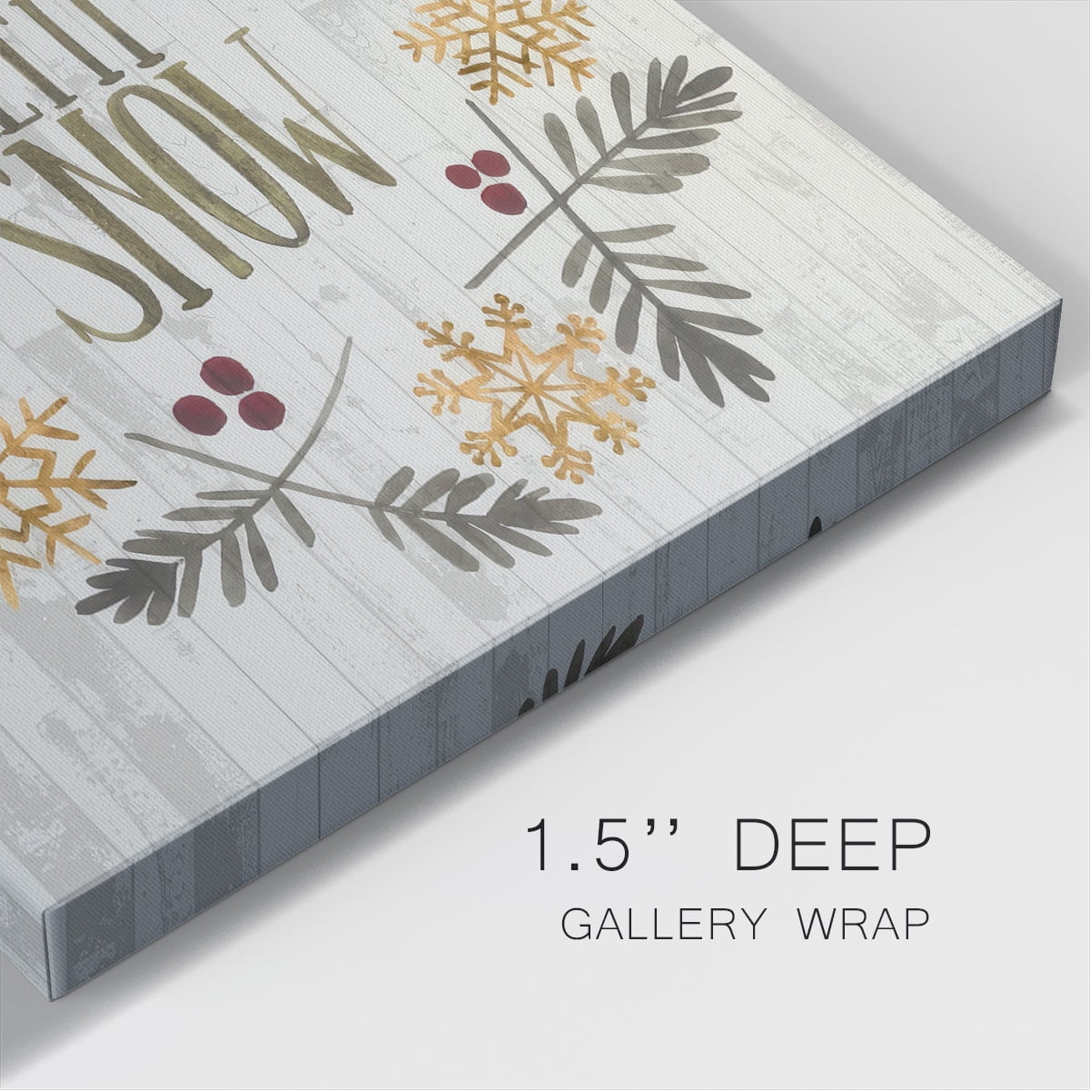 Rustic Christmas VI- Gallery Wrapped Canvas
