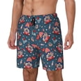 thumbnail image 2 of Uemuo Gnome Love USA Pattern Mens Swim Trunks Quick Dry Board Shorts with Mesh Lining, Stretch Beach Shorts Quick Dry No-Chafing Board Shorts-Medium, 2 of 9