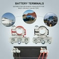 thumbnail image 4 of Conectores de terminales de batería, poste superior, 12 V, 3 vías, extremos de terminales de batería, placa de cobre, positivo y negativo, 4 of 5