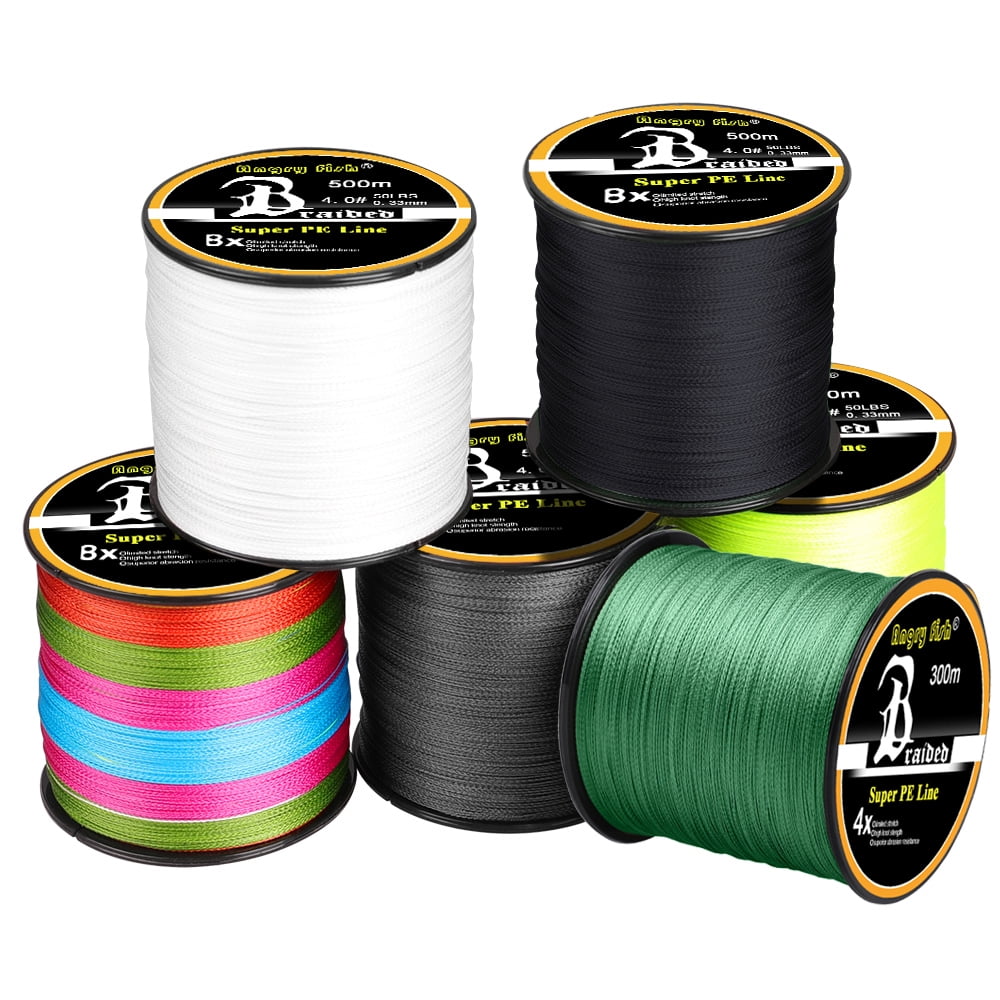 Super Strong PE Spectra Braided Fishing Line 4/8 Strands 300/500/1000M 12-100LB 