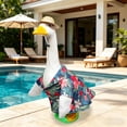 thumbnail image 4 of AZXY Porch Goose Outfit, 23" Porch Goose Summer Clothes for Lawn Yard & Patio Decoration, Goose Clothing for Cement Plastic Lawn Goose Statue,Goose Costume for Garden Goose Figurine,Outdoor Decor, 4 of 8