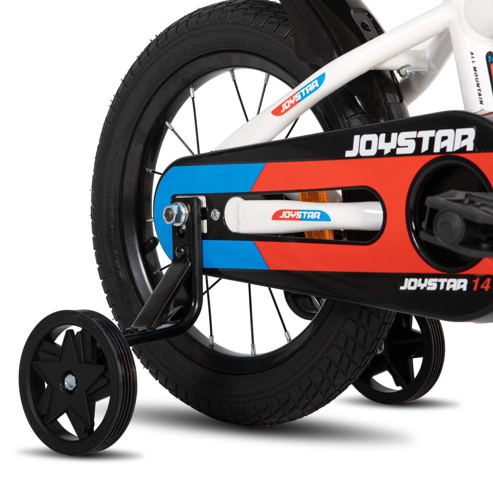 JOYSTAR New Berry Kids Bike, Ages 3-10, 12-20 Inch with Training Wheels, White