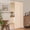 Champagne Stripes, variant on Boho Door Curtains for Doorway, Bohemian Semi Blackout Curtains Privacy Embroidery Drape Decor for Temporary Room Dividers Bedroom Living Room, Rod Pocket 1 Panel 37" W x 80" L, Natural