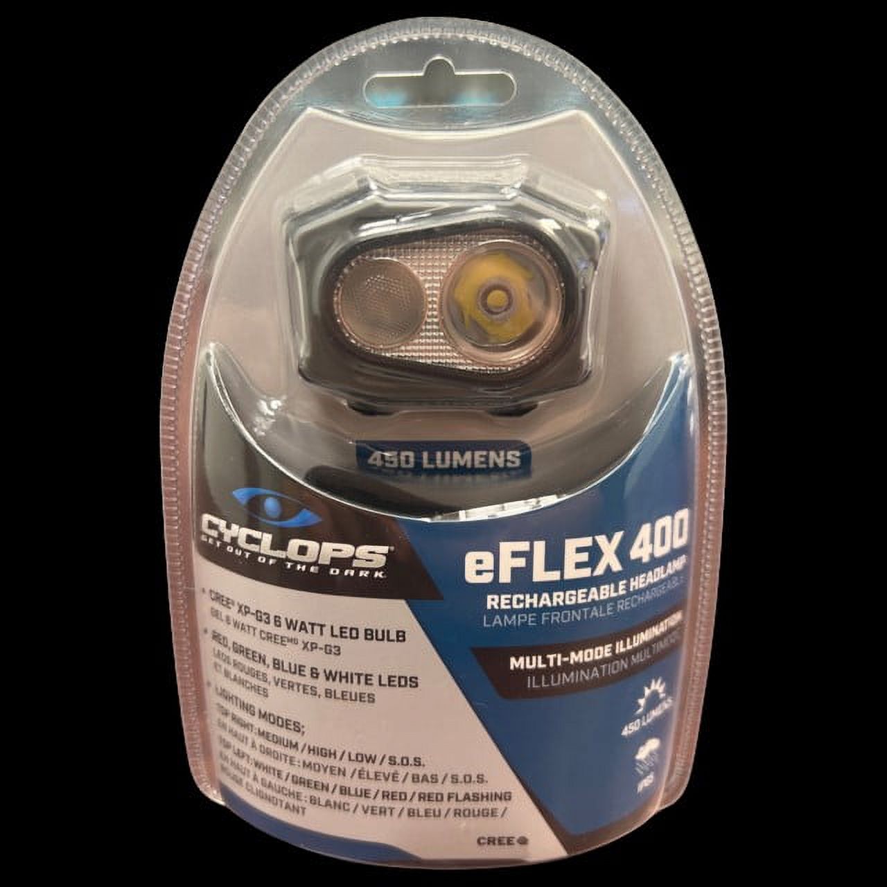Cyclops EFLEX400 Rechargeable Head Lamp, 400 lumens