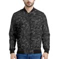 thumbnail image 3 of Chaqueta con cremallera y estampado de consola de juegos para hombre, sudadera informal de manga larga con estampado 3D de bloques, chaquetas de gran tamaño, 3 of 5
