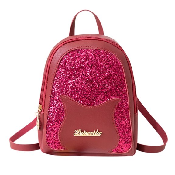 JAHH School Starts Season Backpack Purse for Women Fashion Purses PU Leather Daypacks Anti-Theft Shoulder Bag Satchel Purse Fashion Women's Shoulders Small Backpack