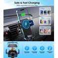 thumbnail image 2 of Cargador de coche inalámbrico MOKPR Fast Charging Air Vent Blue, 2 of 6