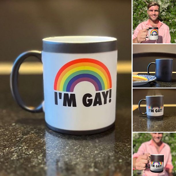 Ahorra al Comprar, Taza de cerámica que cambia de color con forma de ramo, taza multiusos, regalo de San Valentín, 400 ml Akmoler