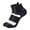Black, variant on Ankle Socks Unisex Printed Low Cut Athletic Socks Terry Cushioned Sole Sweat Wicking Ankle Socks for Basketball Marathon Running Badminton Fitness