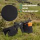 thumbnail image 4 of Juego de bolsas de descanso para banco trasero y delantero de tiro sin llenar, soporte para objetivo de Rifle de pistola para caza (negro), 4 of 10