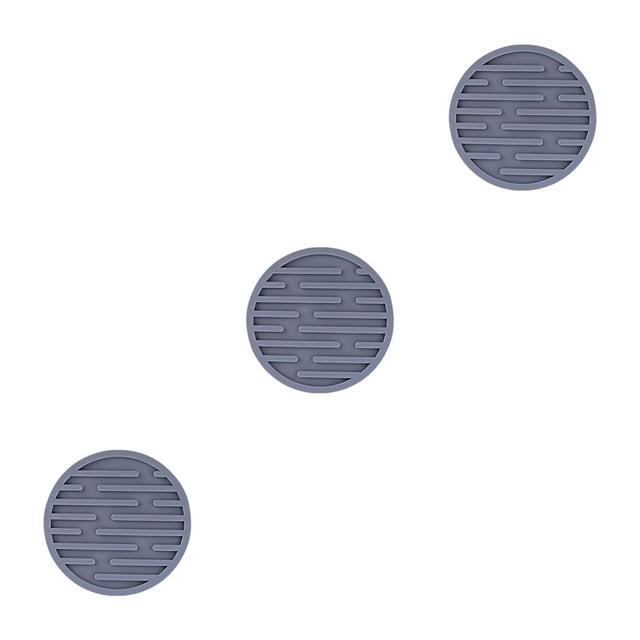 Inteprter Paquete de 4 posavasos para bebidas, alfombrilla para taza de café de cocina resistente al calor, soporte para botella de drenaje de Type5 NO5