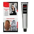 thumbnail image 1 of Color gris plateado permanente para el cabello crema peinado para de Halloween mujeres hombres - gris Yinane cera de color de cabello cera de cabello, 1 of 8