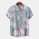 thumbnail image 2 of Camisas hawaianas para hombre, camisetas casuales de verano para playa, con estampado 3D de girasoles, camisetas Y2K, moda para exteriores, camisetas de manga corta de gran tamaño, ropa de calle, 2 of 5