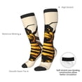 thumbnail image 4 of Balery Honey Bee Calcetines novedosos Calcetines deportivos Calcetines hasta la rodilla Calcetines de algodón Calcetines originales y geniales, 4 of 6