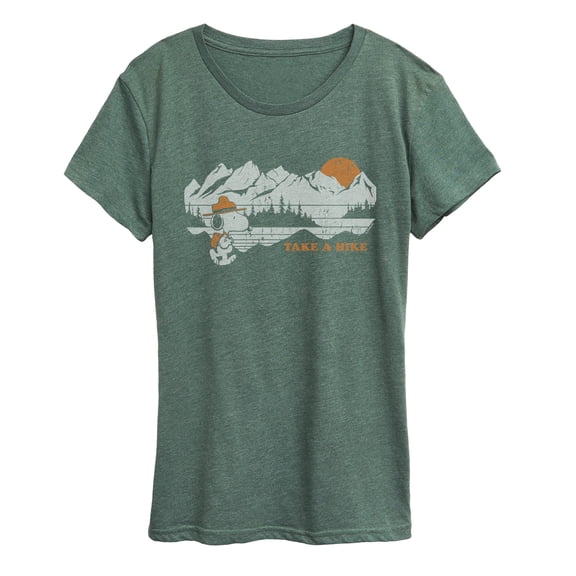 Peanuts - Take A Hike - Women's Short Sleeve Graphic T-Shirt