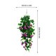 thumbnail image 3 of 9 Forked Imitation Morning Wall Hanging Trumpet Flower Imitation Flower Rattan Decorative Flower Chlorophytum Comosum, 3 of 5