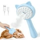thumbnail image 1 of Cepillo de vapor para gatos 3 en 1 para mudar, cepillo de vapor para gatos para masaje, herramienta de eliminación de pelo de mascotas, peine para gatos y perros, azul, 1 of 5