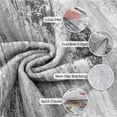 thumbnail image 4 of UERMEI 2'x3' Area Rugs for Entryway, Modern Abstract Washable Rug Door Mats for Bedroom Laundry Room, Non-Slip Soft Low Pile Home Decor Carpet Accent Rug Indoor Rug, Dark Gray, 4 of 11
