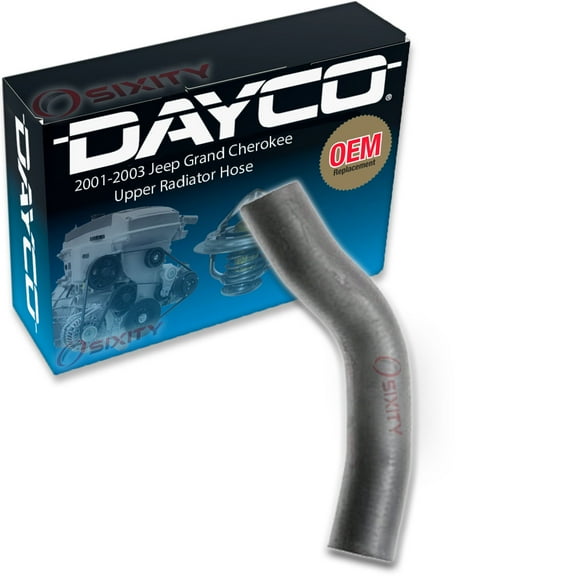 Dayco Upper Radiator Coolant Hose compatible with Jeep Grand Cherokee 4.7L V8 2001-2003
