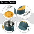 thumbnail image 2 of LEFU Ramen Bowl Set 1200ml with Filterable Lid, Foldable Spoon and Chopsticks, Microwave Safe Instant Noodle Bowl, Multi-Purpose Soup Container for Kitchen, Dorm, Office, 2 of 10