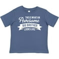 thumbnail image 3 of Inktastic This is What an Awesome Big Brother Looks Like in White Boys Toddler T-Shirt, 3 of 5
