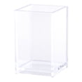 thumbnail image 2 of Portalápices cuadrado de acrílico transparente, organizador de escritorio para estudiantes, caja de almacenamiento, cubo para guardar brochas de maquillaje, 2 of 2