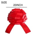 thumbnail image 5 of Lazo rojo gigante impermeable Car Bow HQJAXJ de 20 pulgadas, 5 of 5