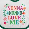 thumbnail image 4 of Inktastic Nonna and Nonno Love Me Girls Baby Bib, 4 of 4