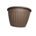thumbnail image 2 of Landmark Plastic 10" Brown Imperial Hanging Basket Planter, Set of 5, 2 of 4